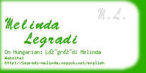 melinda legradi business card